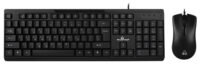 POWERTECH set ποντίκι & πληκτρολόγιο PT-1068, ενσύρματο, 1000DPI, μαύρο