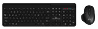 POWERTECH set ποντίκι & πληκτρολόγιο PT-1154, 2.4GHz & Bluetooth, μαύρο