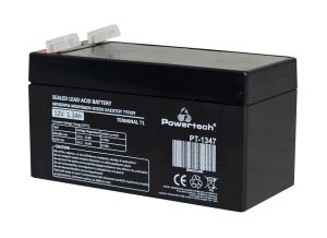 POWERTECH μπαταρία μολύβδου PT-1347, 12V 1.3Ah, T1