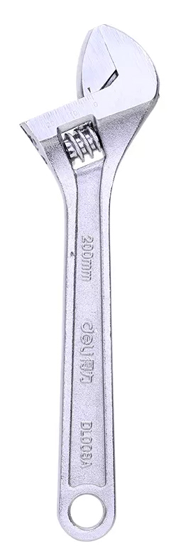 DELI γαλλικό κλειδί DL008A, 8"/200mm, 0-28mm, νίκελ