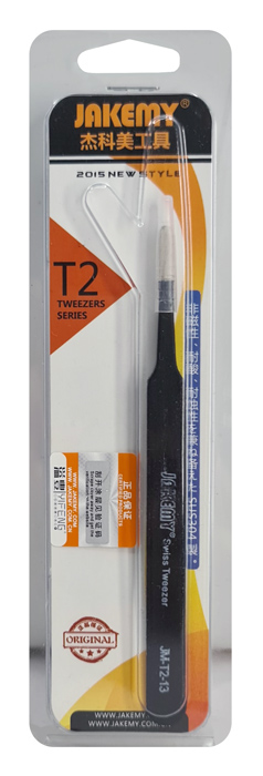 JAKEMY τσιμπίδα JM-T2-13, ανοξείδωτη, SUS304, 120mm, ίσια - Image 2