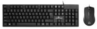 POWERTECH set ποντίκι & πληκτρολόγιο PT-1075, ενσύρματο, 1000DPI, μαύρο