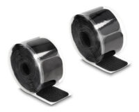 POWERTECH αυτοκόλλητα τύπου Velcro TIES-067 σε ρολό 5m, 45x50mm, μαύρο