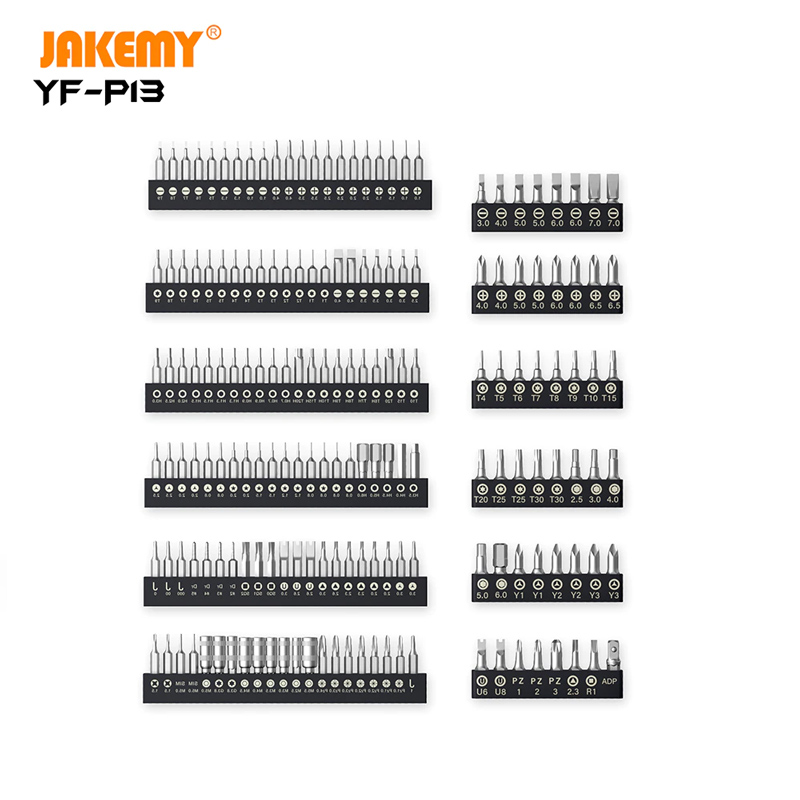 JAKEMY σετ εργαλείων YF-P13 επαγγελματικών προδιαγραφών, 201τμχ - Image 2