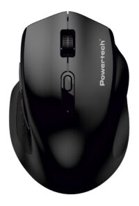 POWERTECH ασύρματο ποντίκι PT-1578, 2.4GHz & Bluetooth, έως 4000DPI, μαύρο
